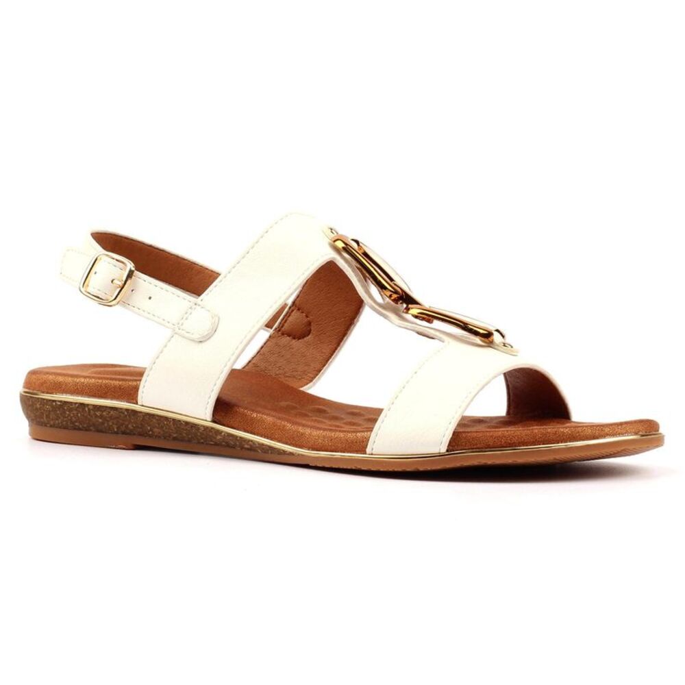 Lunar Womens/Ladies Darcy Sandals / White